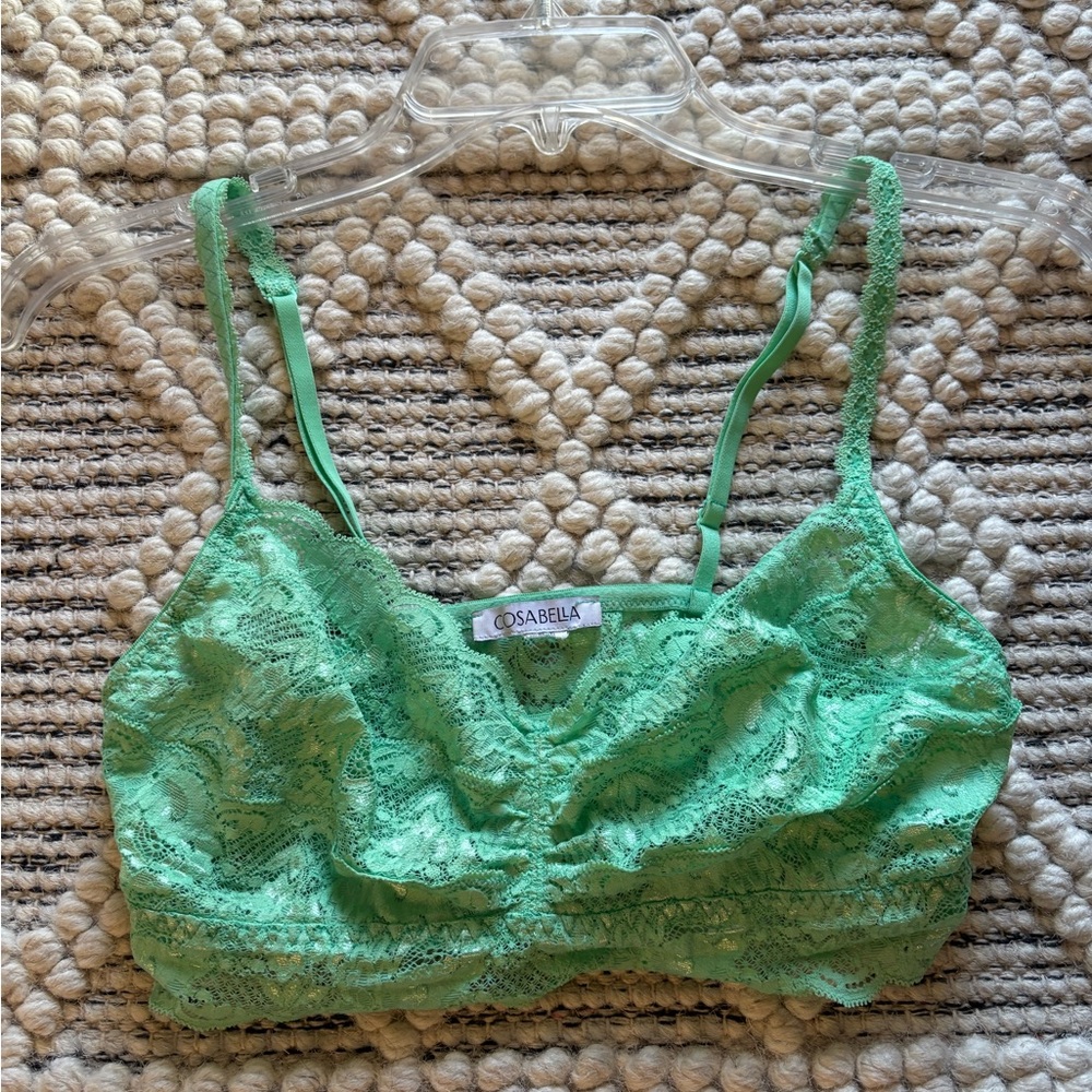 Cosabella Mint Lace Bralette